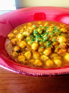 Una foto de Chana masala