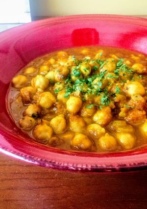 A picture of Chana Masala.