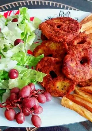 عکسی از دستور کتلت با لوبیا چشم بلبلی