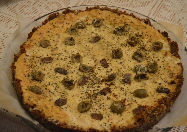 Quiche de pão com alheira