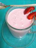 Cafe Style Strawberry 🍓🍓 Thick Lassi Shake
