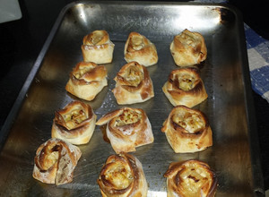 Una foto de Canastitas rellenas de pollo y puerro