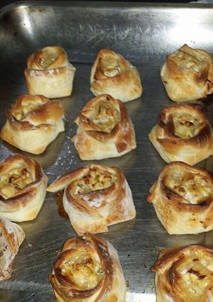 Una foto de Canastitas rellenas de pollo y puerro