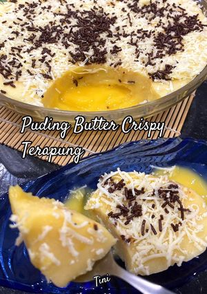 Foto resep Puding Butter Crispy Terapung