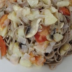 A picture of Creamy Potato Soba Noodles.