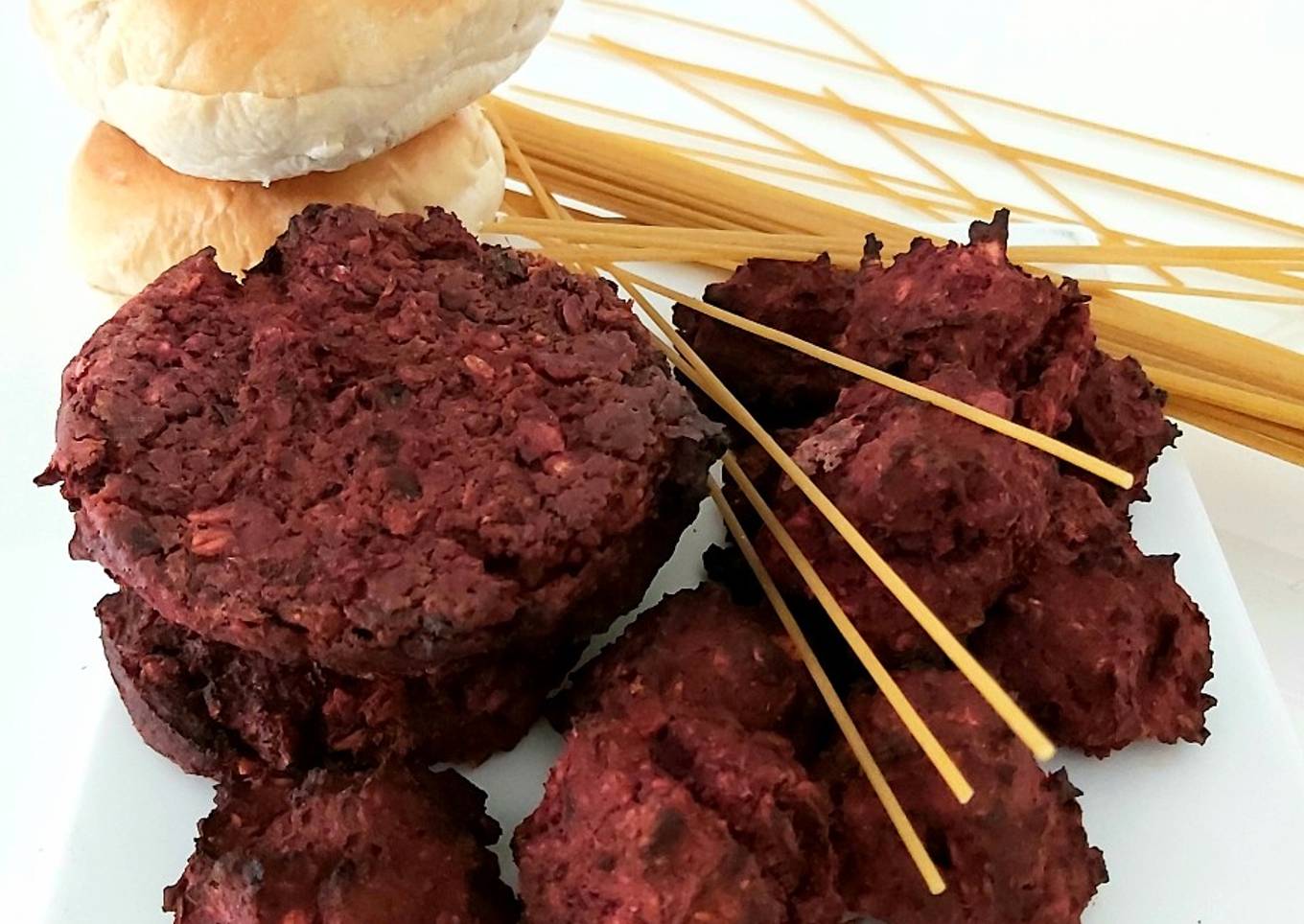 Steaks et boulettes veggie