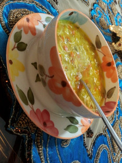 عکسی از دستور سوپ مرغ