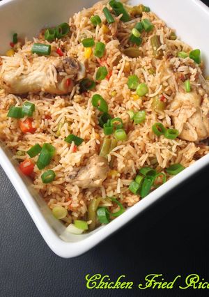 A picture of Chicken Fried Rice.