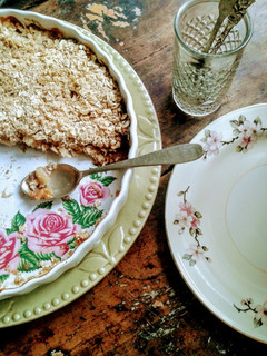 Una foto de Crocante de Avena y Peras