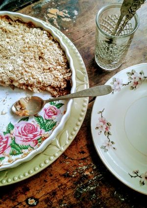 Una foto de Crocante de Avena y Peras