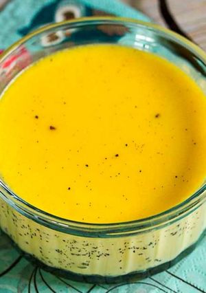 Une photo de Crème vanille façon la laitière
