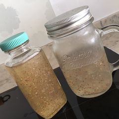 Coral Jelly with chia seed A picture of Coral Jelly with chia seed.