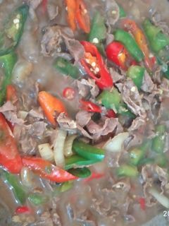 Foto resep Daging Lada Hitam Pedis 👍