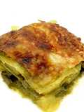 Lasagne al pesto con crescenza, patate e fagiolini