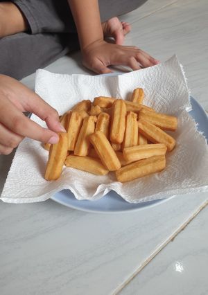 Foto resep Churros. Camilan simple, no mixer, no oven