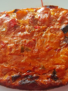 Una foto de Tortilla de pisto: receta aprovechamiento