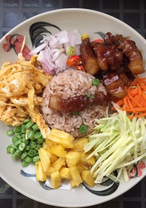 รูปของ ข้าวคลุกกะปิ