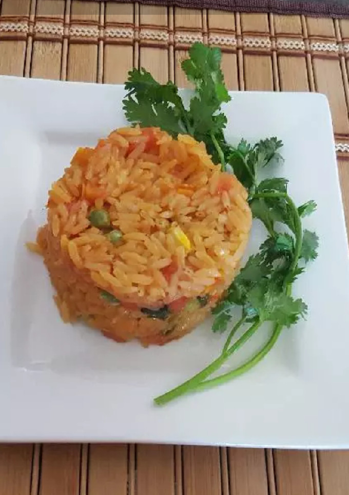 Una foto de Arroz a la mexicana