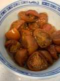 Cherrys caramelizados en airfryer