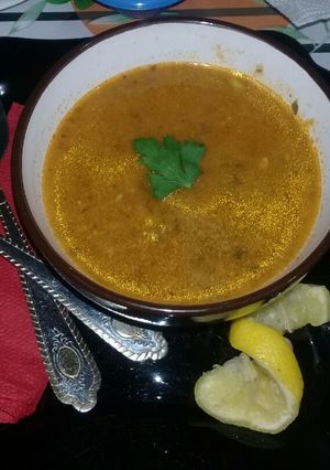 صورة لوصفة حريرة بالتشيش كيما اي مثل الزمان بنينة 😋😋