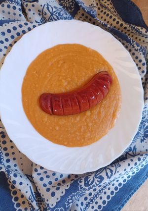 Hagyományos sárgaborsófőzelék recept fotója