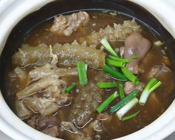 Latest Recipe Braised Trotter with Sea Cucumbers  Delicious Nutritious