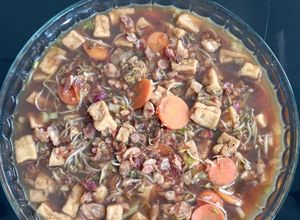 Foto resep Sayur Kecambah Tahu (Kuah Lontong Balap)