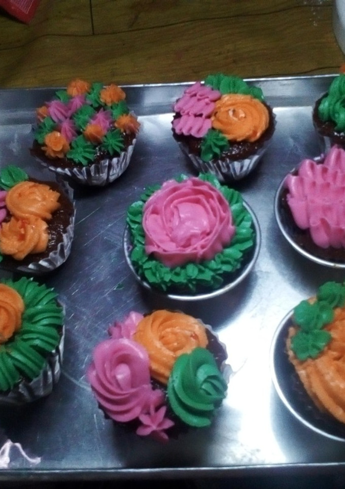 Foto resep Cup cake dengan base cake red velvet