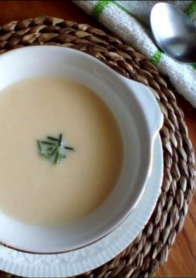 Una foto de Crema vichyssoise