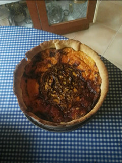 Una foto de Tarta de calabaza con chocolate
