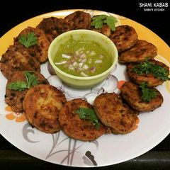 A picture of Shami kabab.
