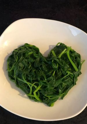Hình của món Rau muống luộc.
