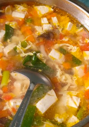 Foto resep Sup (Soup) Jamur Shimeji Wortel Tahu