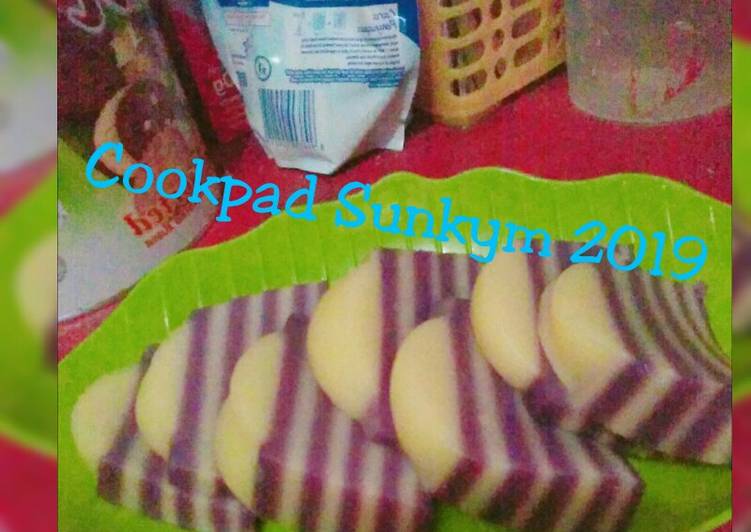 Bagaimana meracik Kue lapis susu Zebra unggu, Menggugah Selera