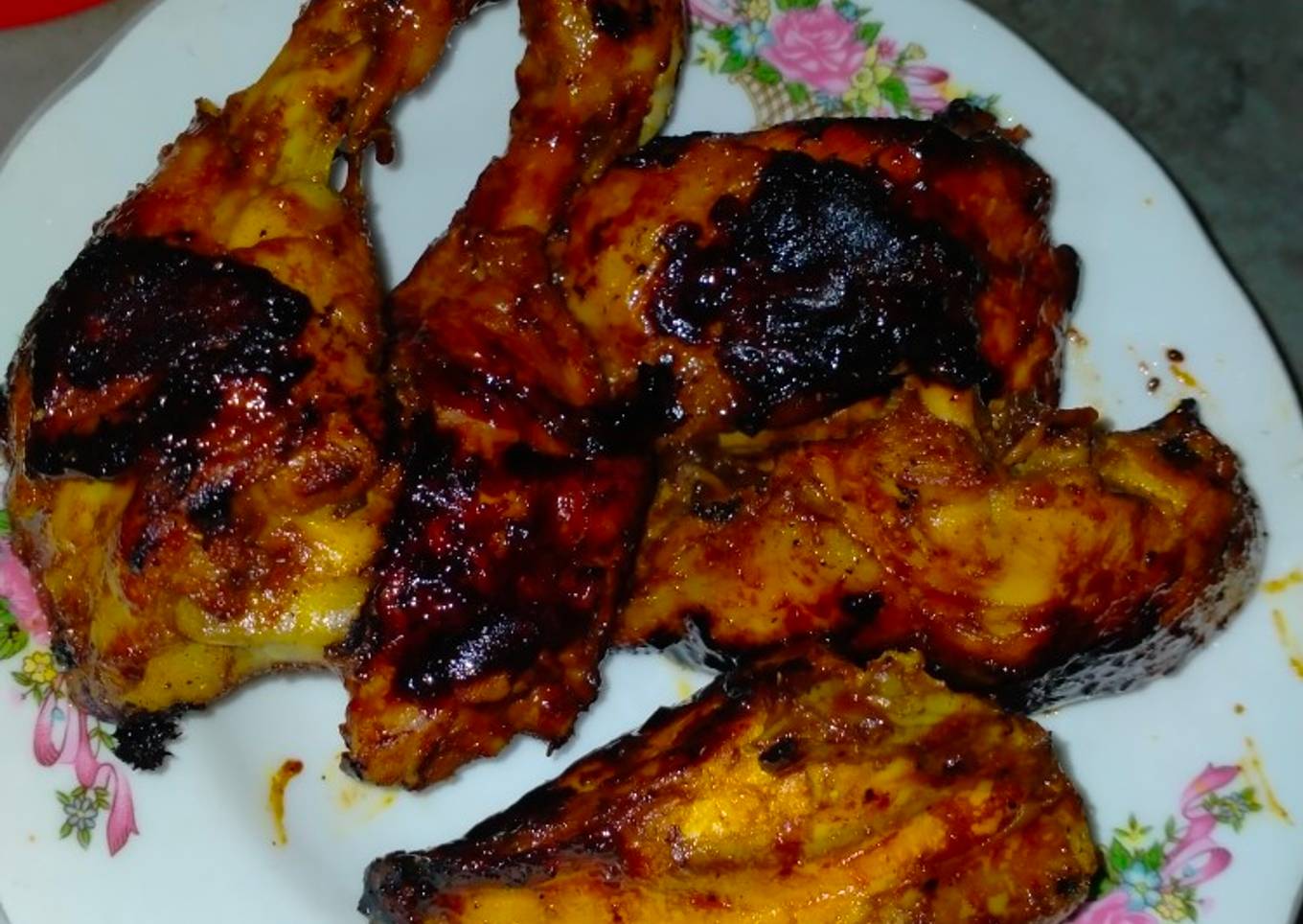 Resep Ayam bakar teflon bumbu racik, Lezat Sekali