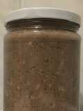 Overnight oats con cacao y crema de cacahuete