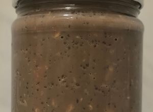 Foto principal de Overnight oats con cacao y crema de cacahuete