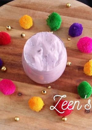 A picture of Blueberry Lassi.