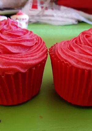 Una foto de Crema para muffins