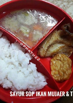 Foto resep Sayur Sop Ikan Mujaer & Tempe Goreng (MPAsi Arianna 10m+)