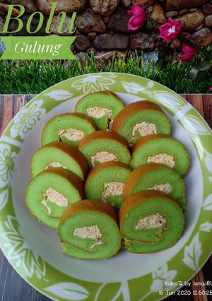 Foto resep 46* Bolu Gulung Pandan/Roll Cake Pandan