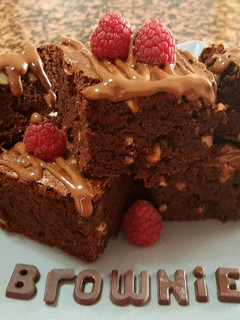 Una foto de Auténtico Brownie de chocolate