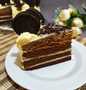 Cara Sederhana Membuat Resep  Steamed Chocolate Ombre Cake (basecake birthday cake) yang Lezat Sekali, Menggugah Selera