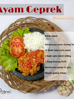 Foto resep Sambel bawang ayam geprek