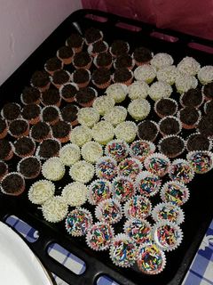 Una foto de Bocaditos de dulce de leche y chocolate blancooo