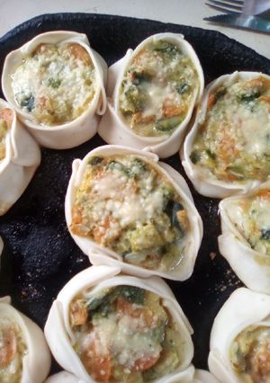 Una foto de Tartitas de zapallito