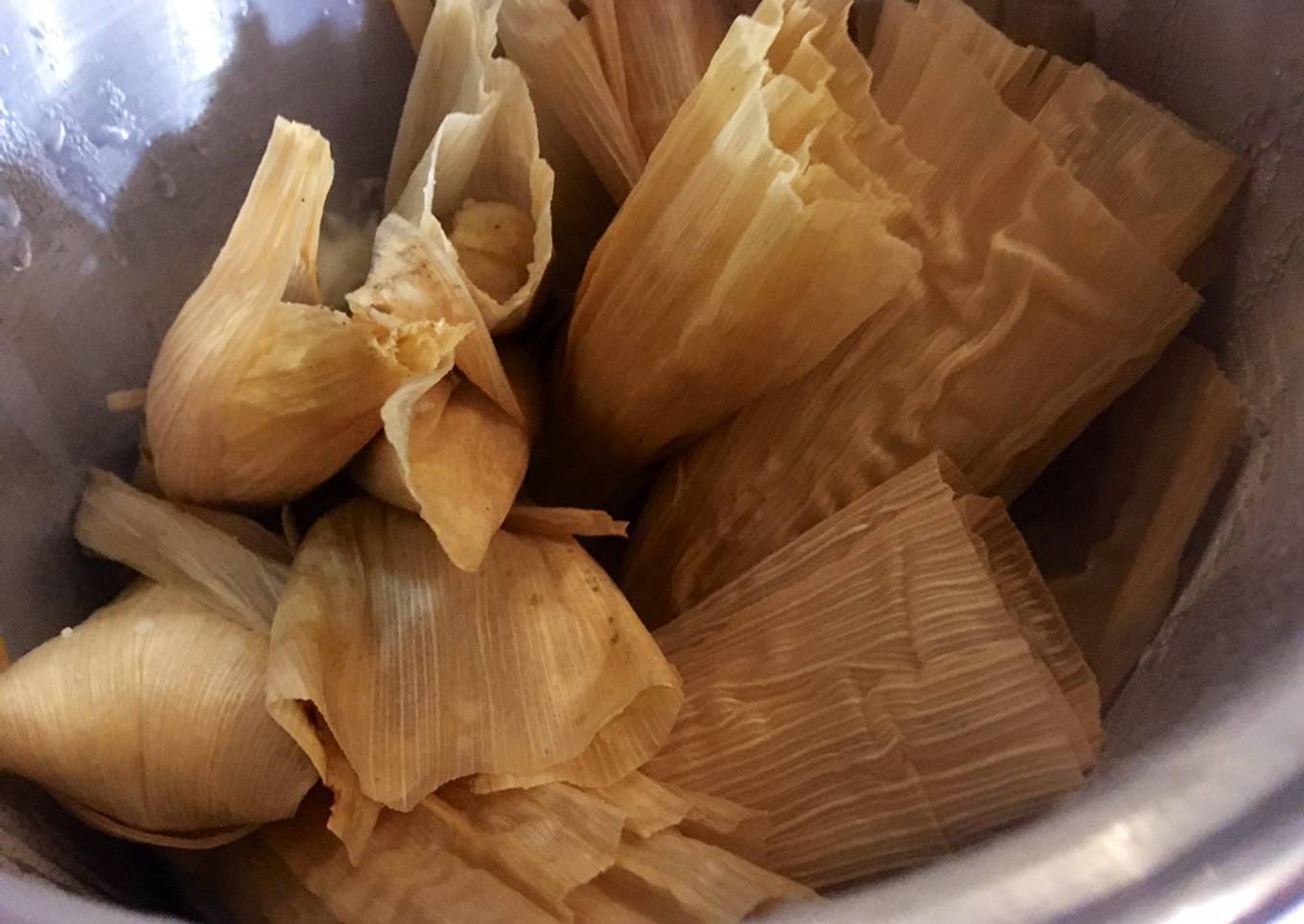 Tamales de setas
