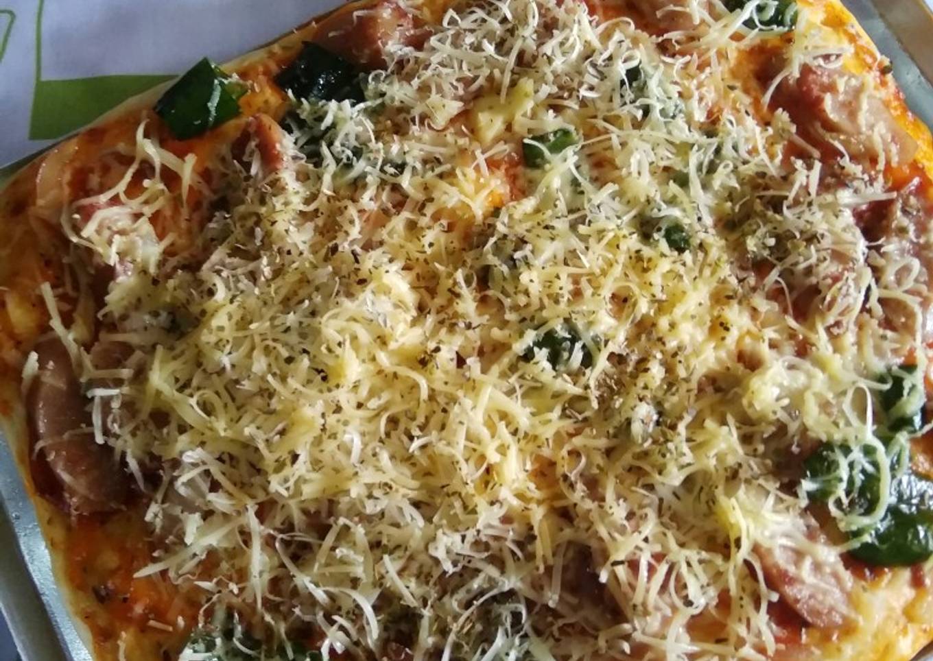 49.) Thin Crust Pizza (versi oven tangkring)