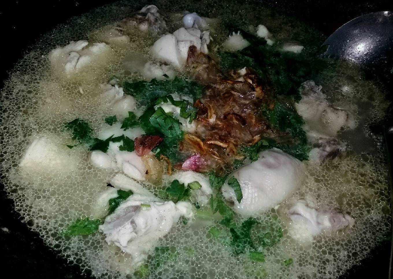 Sop Ayam sederhana