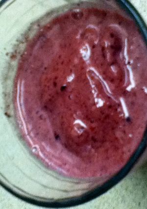 A picture of Mixed Berry Power Smoothie.